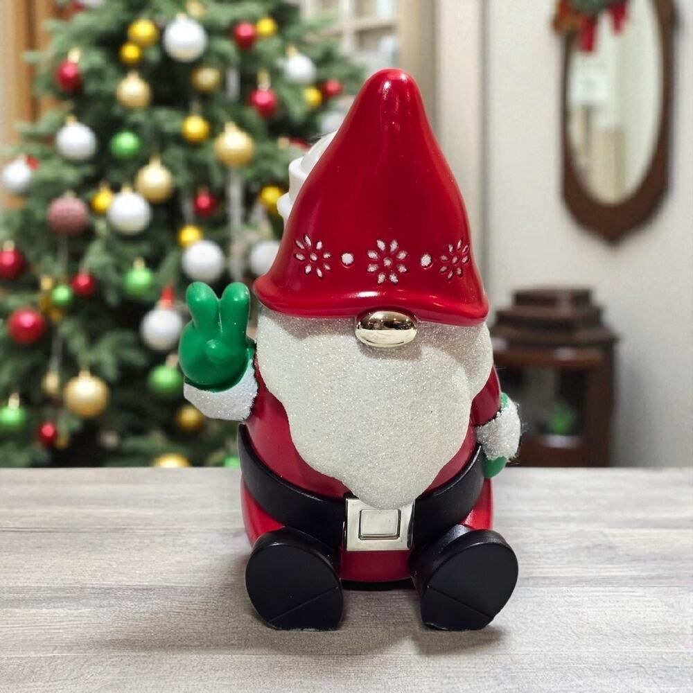 Bath & Body Works Wallflower Fragrance Plug Holiday Christmas PEACE SANTA‎ GNOME